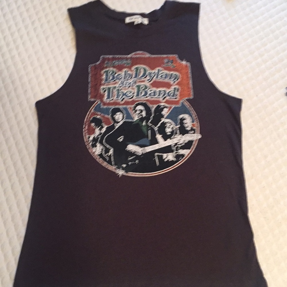Bob Dylan and The Band sleeveless t-shirt